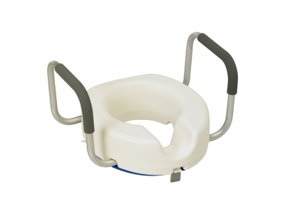 Raised Toilet Seat with Arms